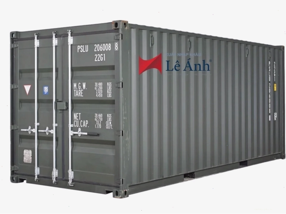 Bảng tổng hợp kích thước các loại container phổ biến