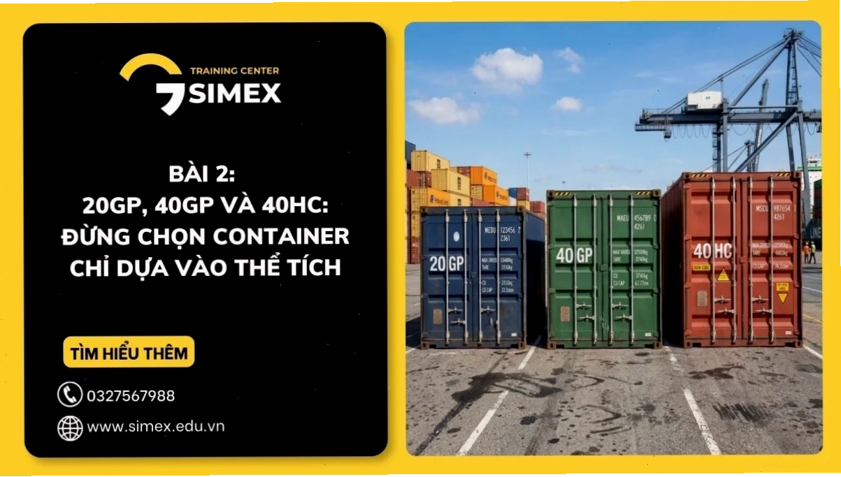 Các loại container vận tải đường biển