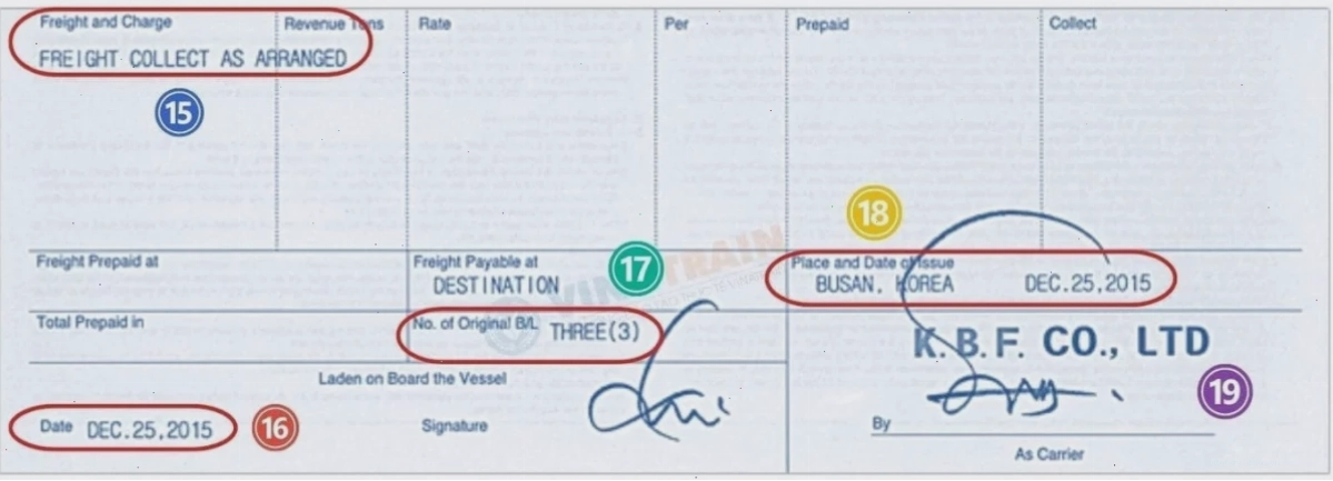 cach doc bill of lading