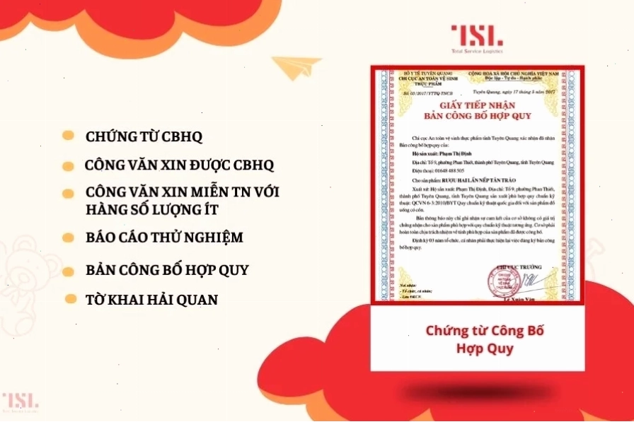 Chứng từ công bố hợp quy