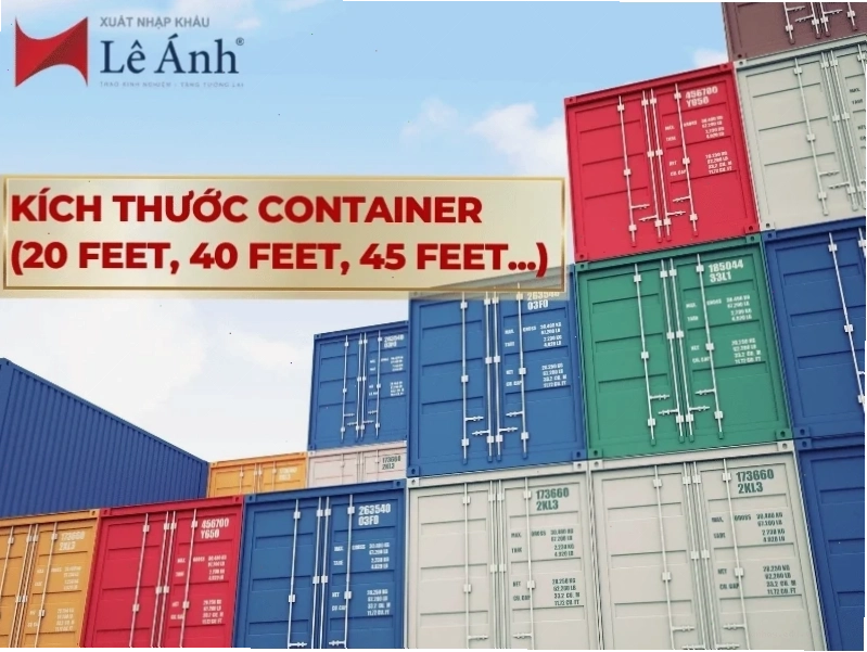 Container 40 feet HC với dung tích lớn