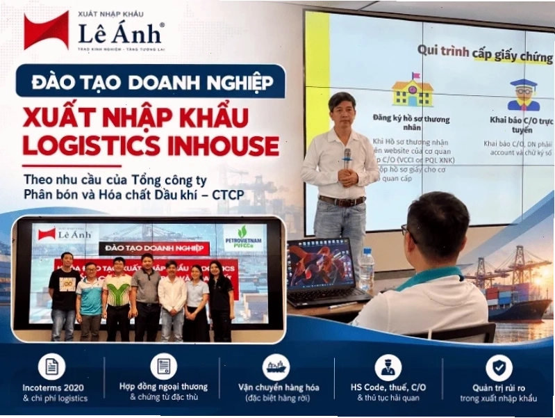 Đào tạo xuất nhập khẩu logistics inhouse