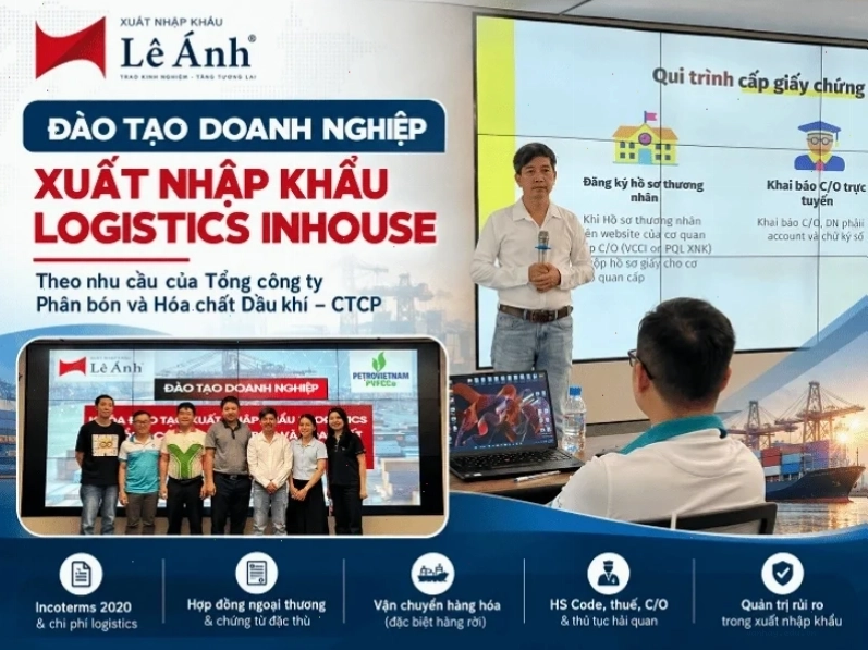 Đào Tạo Xuất Nhập Khẩu Logistics Inhouse Cho PVFCCo