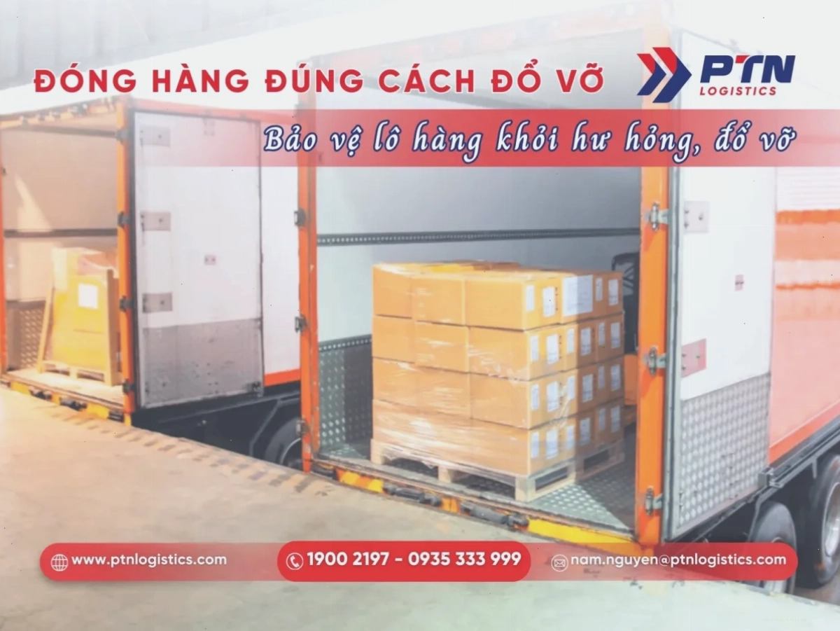Đóng hàng đúng đảm bảo an toàn cho hàng