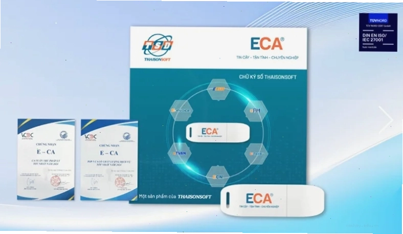 Hệ sinh thái của Công ty Thái Sơn cũng có dịch vụ chữ ký số công cộng ECA