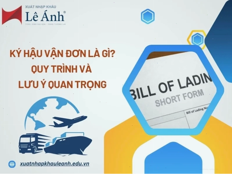 Hiểu rõ bản chất của cách ký hậu vận đơn đường biển