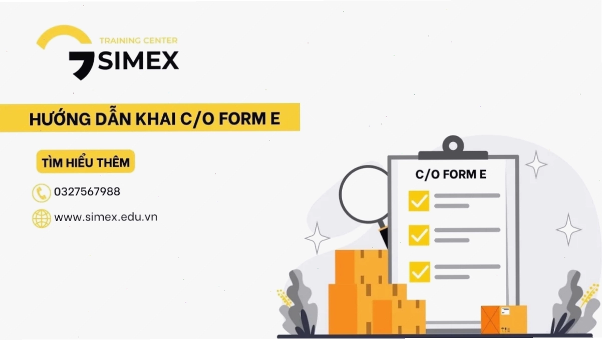 Hình ảnh minh họa quy trình cấp C/O Form E