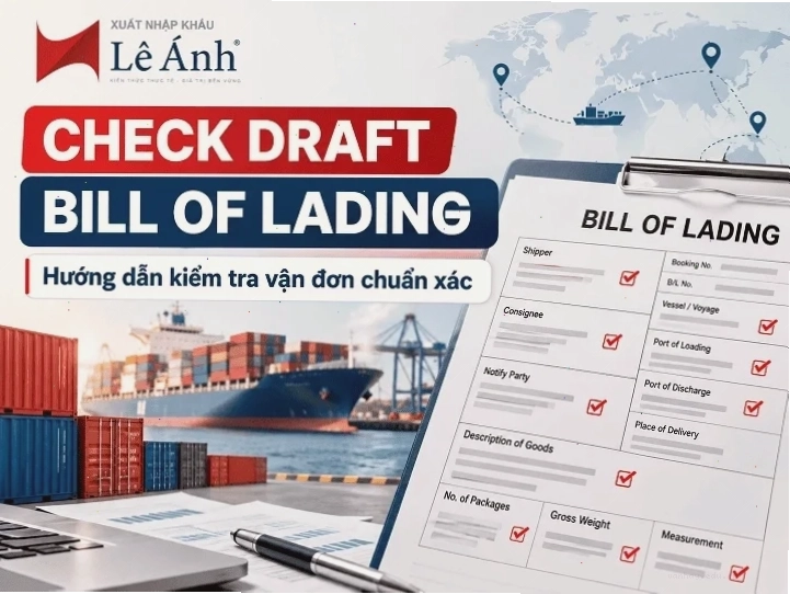 Hướng dẫn kiểm tra vận đơn Bill of Lading trong quy trình xuất khẩu FCL