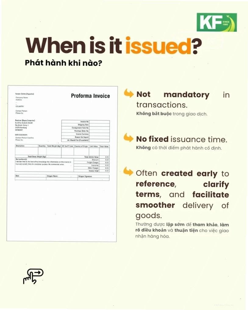 Proforma Invoice và giá trị pháp lý trong xuất nhập khẩu