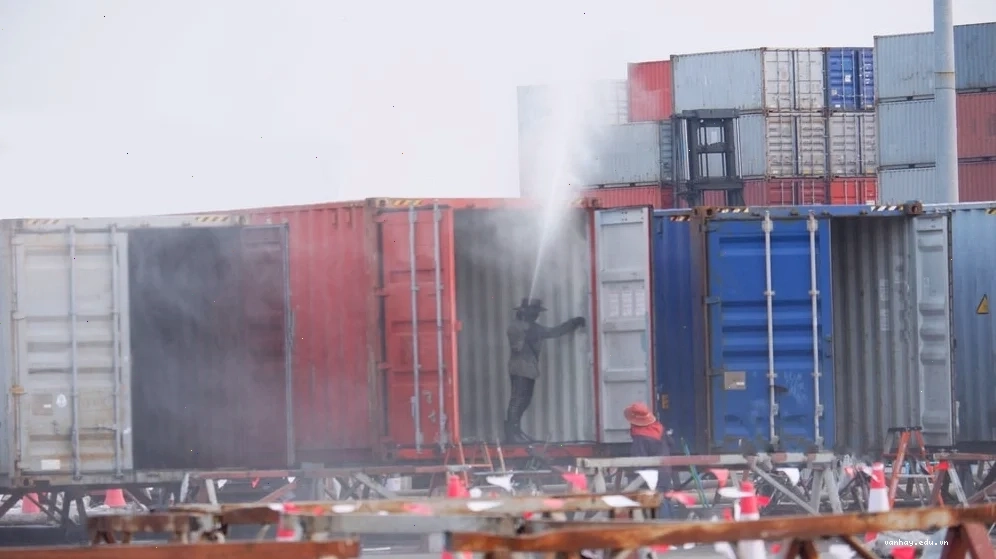 Quy trình khử trùng container xuất khẩu và tầm quan trọng của nó