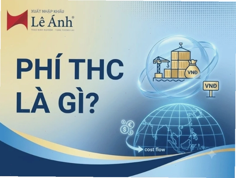 THC là viết tắt của Terminal Handling Charge, hiểu đơn giản là phụ phí xếp dỡ container tại cảng.