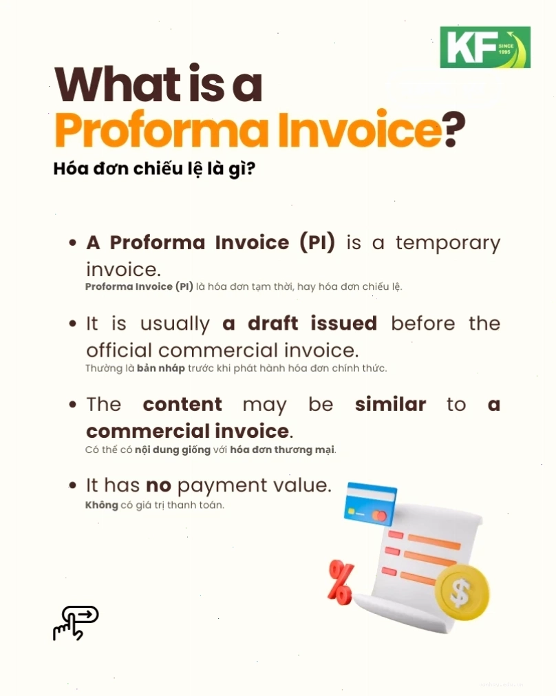 Vai trò của Proforma Invoice trong thương mại quốc tế
