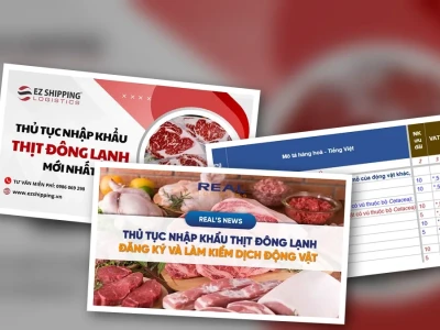Thủ tục nhập khẩu thịt đông lạnh Hành trình gian nan hay bài toán kinh tế?